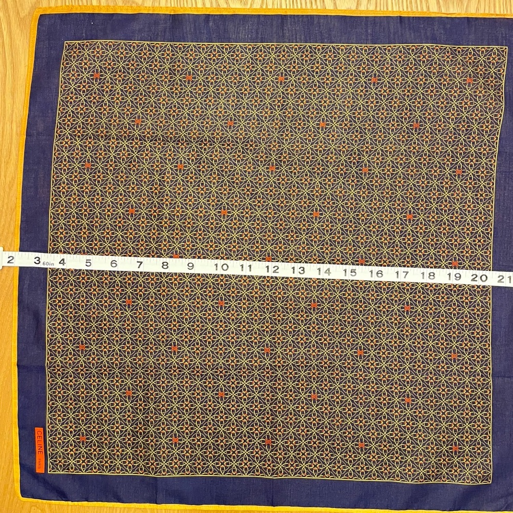 Celine Cotton Scarf / Handkerchief - Picture 4 of 4